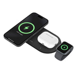 Belkin Boost Charge Pro 3-in-1 Magnetic Wireless Charging Pad with Qi2 15W - CarrotKart | India's first Open Box ecommerce platform