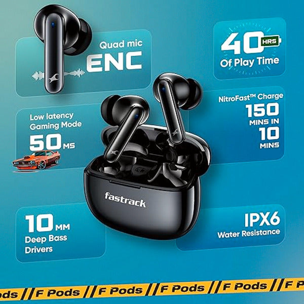 Fastrack Reflex FX101 Smart TWS Earbuds NitroFast - CarrotKart | India's first Open Box ecommerce platform