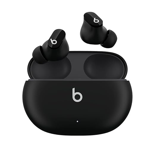 Beats Studio Buds - Wireless Bluetooth Noise Cancelling Earbuds - Up to 8H Battery Life, Up to 24H w Charging Case, IPX4 Rating, Sweat Resistant, Apple & Android Compatible, Built-in Mic - Black - CarrotKart | India's first Open Box ecommerce platform
