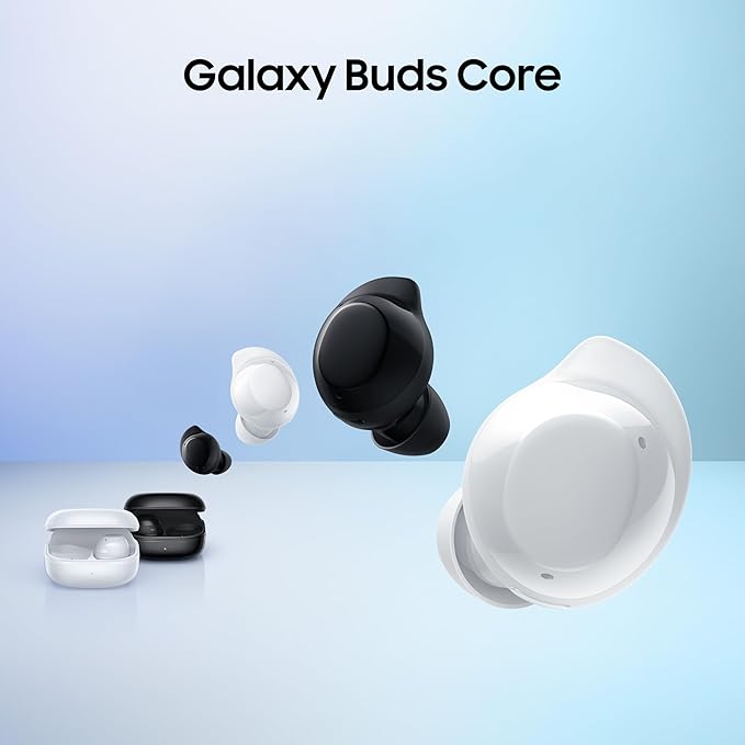 Samsung Galaxy Buds Core (Black) Galaxy AI Enabled in-Ear TWS with ANC | Enriched Bass | 6 Mic Setup | IP54 | 35hrs Battery | Touch Controls - CarrotKart | India's first Open Box ecommerce platform
