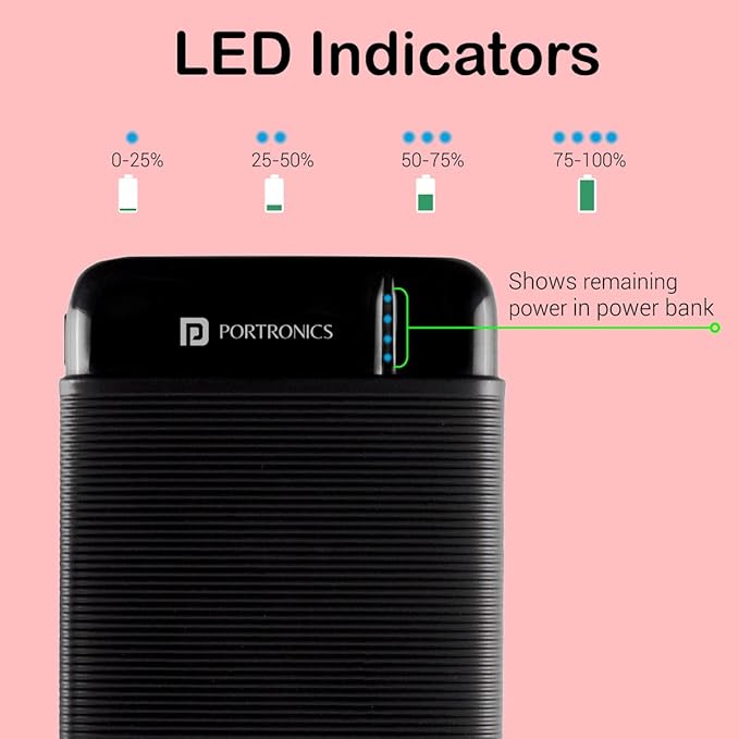 Portronics Powerstation Pro 10000mAh Power Bank - CarrotKart | India's first Open Box ecommerce platform