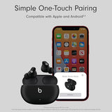 Beats Studio Buds - Wireless Bluetooth Noise Cancelling Earbuds - Up to 8H Battery Life, Up to 24H w Charging Case, IPX4 Rating, Sweat Resistant, Apple & Android Compatible, Built-in Mic - Black - CarrotKart | India's first Open Box ecommerce platform