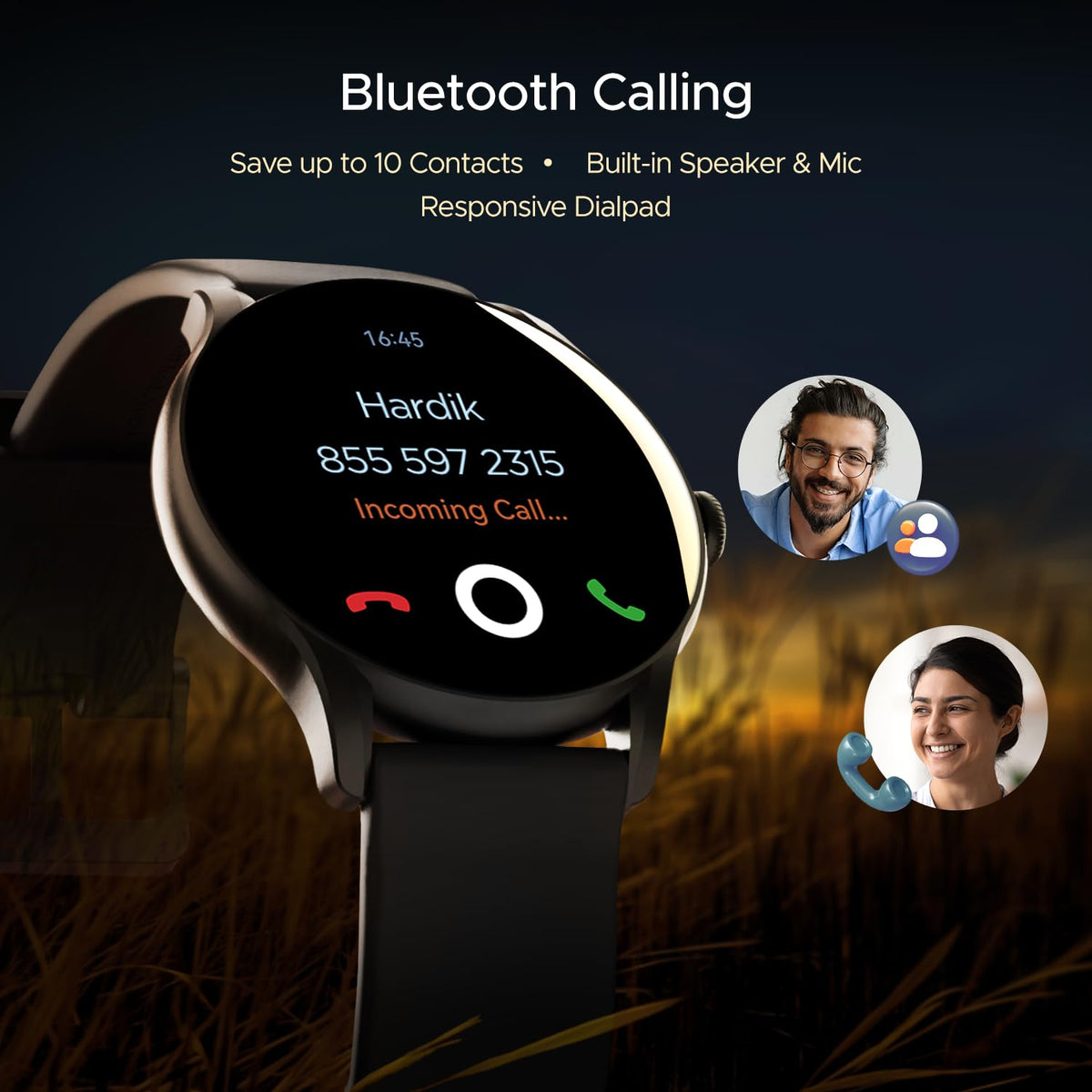 boAt Lunar Connect Ace w/ 3.63 cm(1.43") AMOLED Display,BT Calling,Sports Modes, IP68 Smartwatch (Indigo Blue Strap, Free Size) - CarrotKart | India's first Open Box ecommerce platform