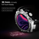 Fire-Boltt Assault Smartwatch – 1.5" HD Display, Bluetooth Calling, 600mAh Battery, Compass, Heart Rate & SpO2 Monitoring, 7-10 Days Battery Life, Heavy Metal Sports Design - CarrotKart | India's first Open Box ecommerce platform