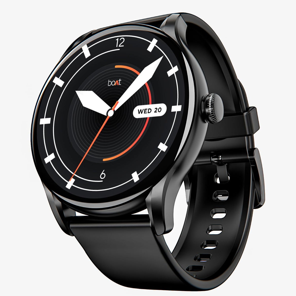 boAt Lunar Connect Ace w/ 3.63 cm(1.43") AMOLED Display,BT Calling,Sports Modes, IP68 Smartwatch (Indigo Blue Strap, Free Size) - CarrotKart | India's first Open Box ecommerce platform