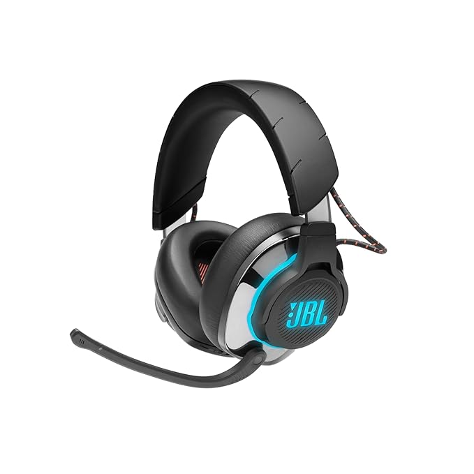JBL Quantum 810 Wireless Over Ear Gaming Headset with Mic, ANC, 50mm Neodymium Drivers, 43H Playtime, Low Latency, Dual Surround Sound, Boom Mic, 2.4GHz Wireless Dongle, Discord-certified Dial (Black) - CarrotKart | India's first Open Box ecommerce platform