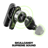 Skullcandy Smokin Buds Wireless in Ear Earbuds – ENC Clear Calls, Music/Movie/Podcast EQ Modes, 20Hr Battery + Rapid Charge, Touch Controls, Solo Bud Use, IPX4 Water Resistant (Black) - CarrotKart | India's first Open Box ecommerce platform
