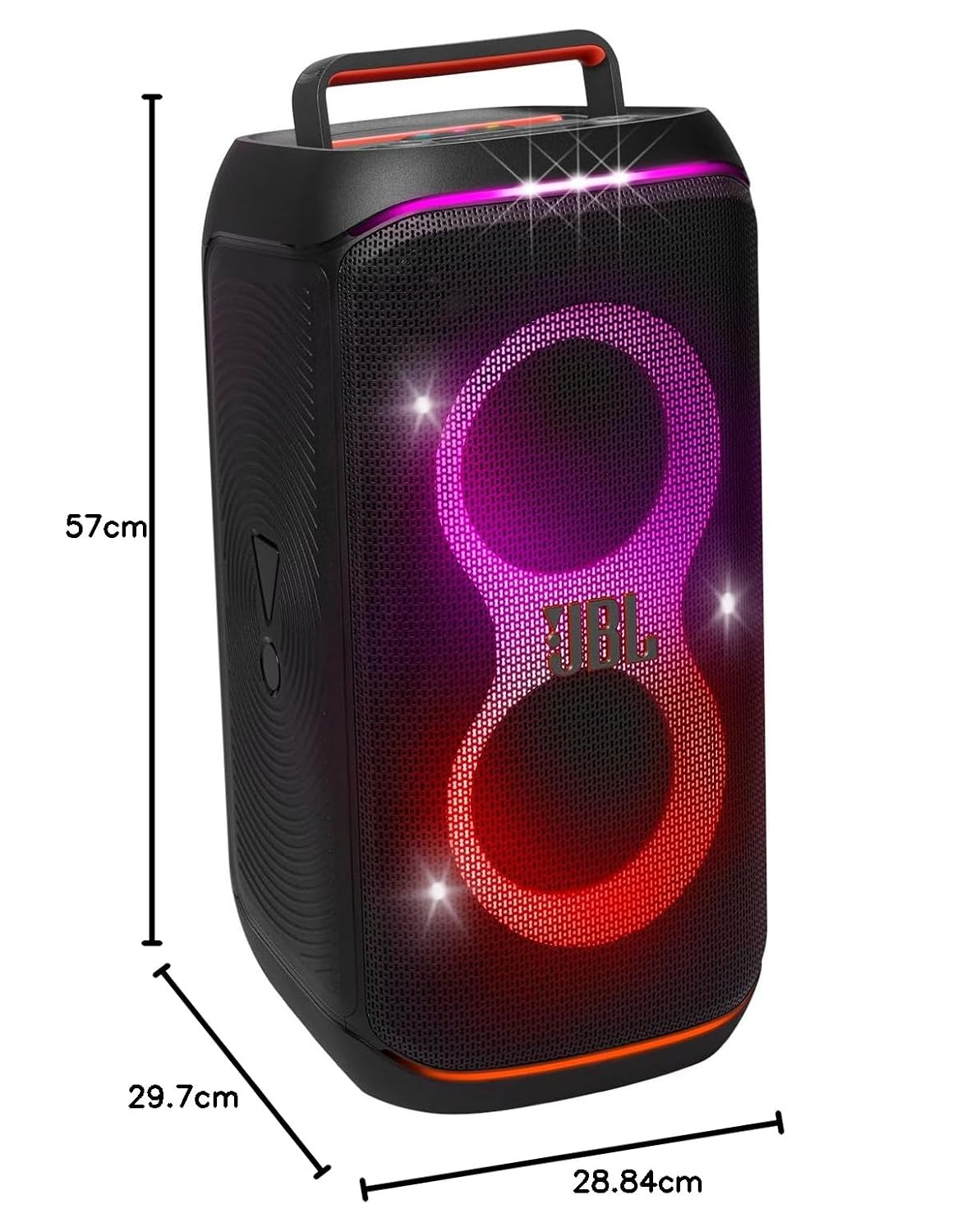 JBL Partybox 120 Wireless Bluetooth 160W Party Speaker, AI Sound Boost, Futuristic Light Show,Upto 12H Runtime,Auracast Multispeaker Support,Guitar+Mic Input - CarrotKart | India's first Open Box ecommerce platform
