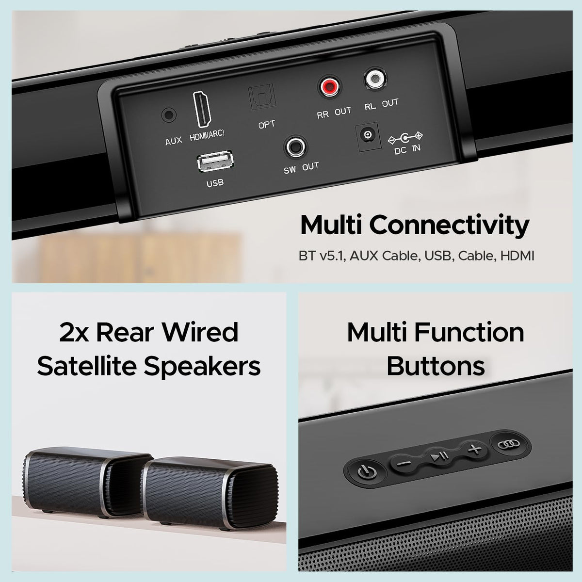 boAt Aavante Bar 2400 160W Soundbar 2.1 Channel - CarrotKart | India's first Open Box ecommerce platform