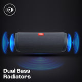 JBL Flip Essential 2, Wireless Portable Bluetooth Speaker with Deep Base, IPX7 Water & Dustproof (Without Mic, Black) - CarrotKart | India's first Open Box ecommerce platform