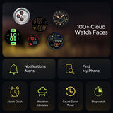 boAt Lunar Connect Ace w/ 3.63 cm(1.43") AMOLED Display,BT Calling,Sports Modes, IP68 Smartwatch (Indigo Blue Strap, Free Size) - CarrotKart | India's first Open Box ecommerce platform