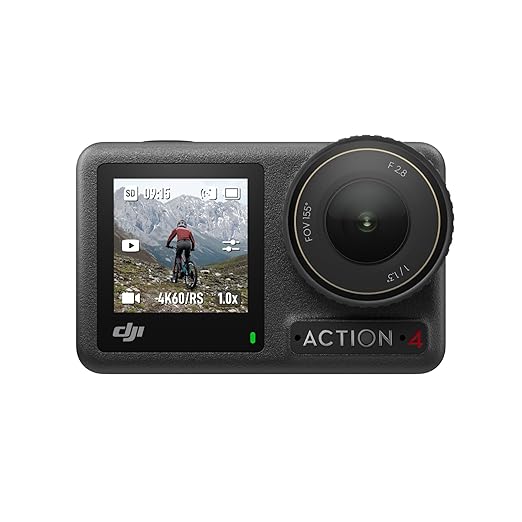 DJI Osmo Action 4 Standard Combo - 4K/120Fps Waterproof Action Digital Camera with A 1/1.3-Inch Sensor, 10-Bit & D-Log M Color Performance, Outdoor Digital Camera for Travel, Biking - CarrotKart | India's first Open Box ecommerce platform