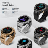 Fire-Boltt Assault Smartwatch – 1.5" HD Display, Bluetooth Calling, 600mAh Battery, Compass, Heart Rate & SpO2 Monitoring, 7-10 Days Battery Life, Heavy Metal Sports Design - CarrotKart | India's first Open Box ecommerce platform