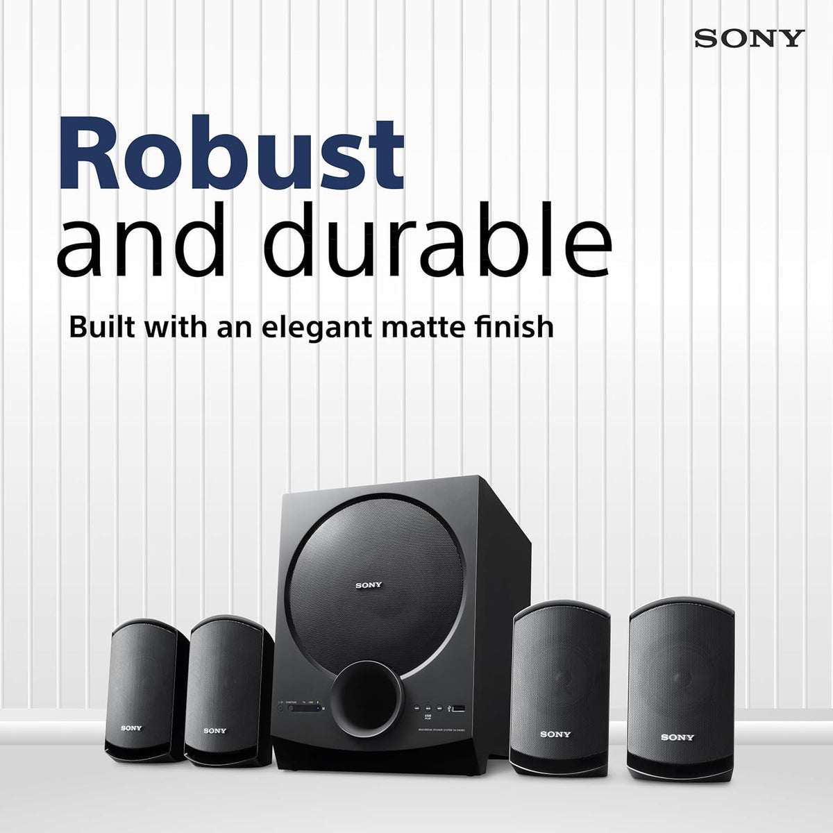 Sony SA-D40M2 80W 4.1 Multimedia Speaker System - CarrotKart | India's first Open Box ecommerce platform