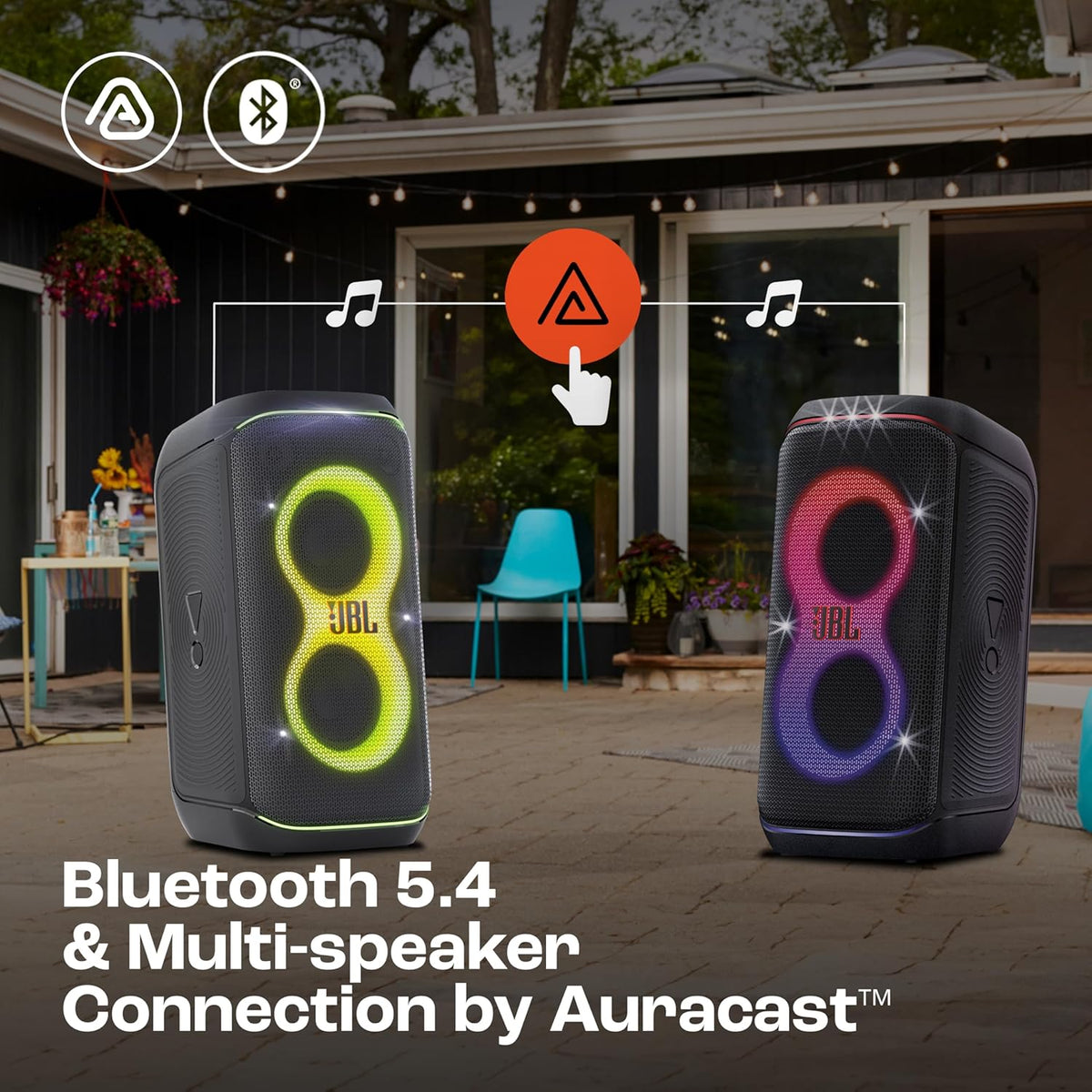 JBL Partybox 120 Wireless Bluetooth 160W Party Speaker, AI Sound Boost, Futuristic Light Show,Upto 12H Runtime,Auracast Multispeaker Support,Guitar+Mic Input - CarrotKart | India's first Open Box ecommerce platform