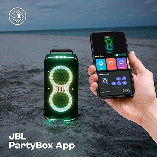 JBL Partybox 120 Wireless Bluetooth 160W Party Speaker, AI Sound Boost, Futuristic Light Show,Upto 12H Runtime,Auracast Multispeaker Support,Guitar+Mic Input - CarrotKart | India's first Open Box ecommerce platform