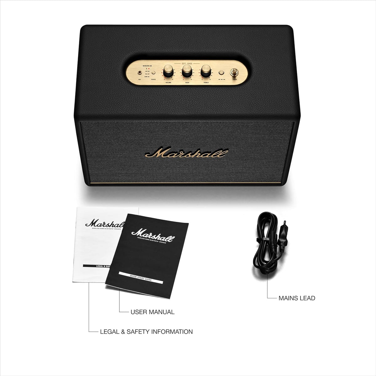 Marshall Woburn III 150W Wireless Bluetooth Speaker - CarrotKart | India's first Open Box ecommerce platform
