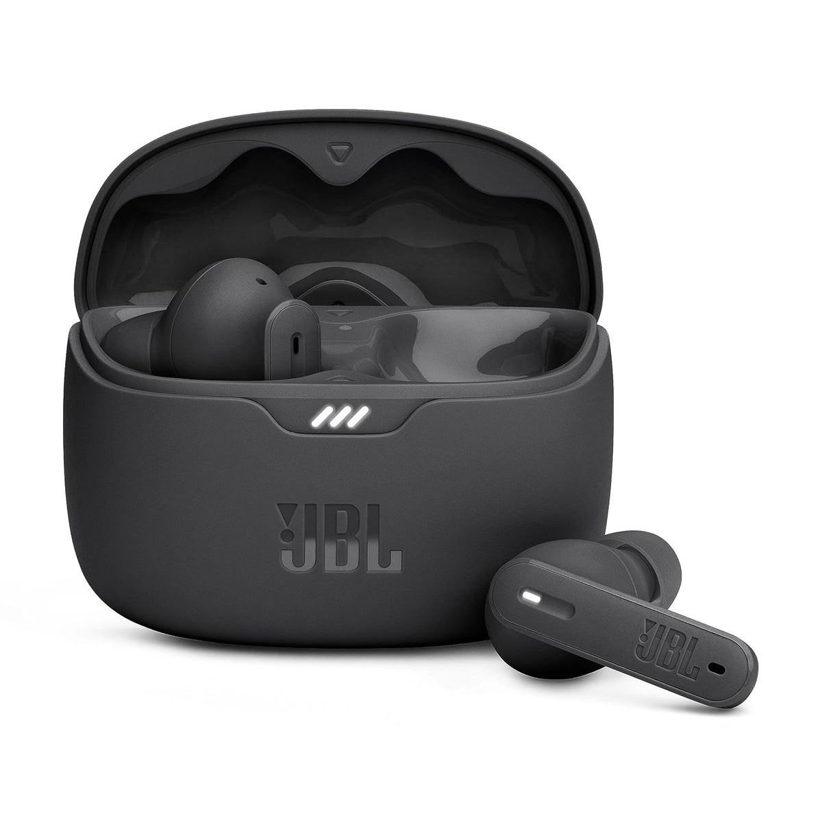 JBL Tune Beam In Ear Wireless TWS Earbuds with Mic, ANC Earbuds, Customized Extra Bass with Headphones App, 48 Hrs Battery, Quick Charge, 4-Mics, IP54, Ambient Aware & Talk-Thru, Bluetooth 5.3 (Black) - CarrotKart | India's first Open Box ecommerce platform