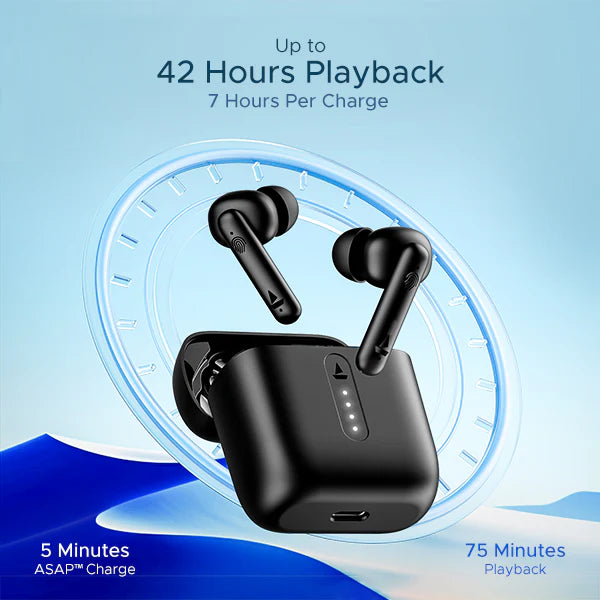 boAt Airdopes 141 Wireless Earbuds with 42 Hours Playback, ENx™ Technology, BEAST™️ Mode