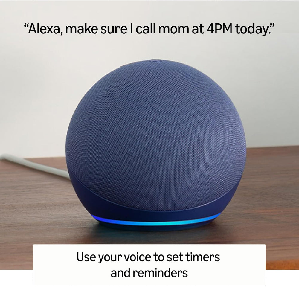 Amazon Echo Dot (5th Gen) | Smart speaker with vibrant sound, Motion Detection, Temperature Sensor, Alexa and Bluetooth| Blue - CarrotKart | India's first Open Box ecommerce platform