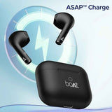 boAt Airdopes 191 ANC, 32dB ANC, Ambient Mode, 60HRS Battery, 4Mics ENx, in-Ear Detection, IWP Tech, Fast Charge, v5.3 Bluetooth Earbuds, TWS Ear Buds Wireless Earphones with mic (Pellucid White)