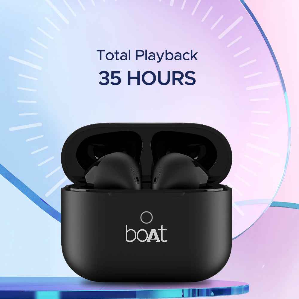 boAt Airdopes 191 ANC, 32dB ANC, Ambient Mode, 60HRS Battery, 4Mics ENx, in-Ear Detection, IWP Tech, Fast Charge, v5.3 Bluetooth Earbuds, TWS Ear Buds Wireless Earphones with mic (Pellucid White)