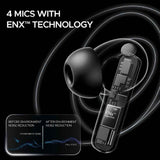 boAt Airdopes 121 Pro Plus,100H Battery,4Mics ENx,Low Latency,Fast Charge, LED Display, Stream Ad Free Music via App Support, Bluetooth in Ear Earbuds, TWS Ear Buds Wireless Earphones with mic (Black)
