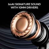 boAt Airdopes 121 Pro Plus,100H Battery,4Mics ENx,Low Latency,Fast Charge, LED Display, Stream Ad Free Music via App Support, Bluetooth in Ear Earbuds, TWS Ear Buds Wireless Earphones with mic (Black)