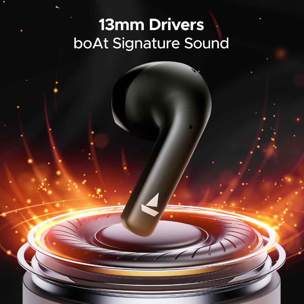 boAt Airdopes 125 Wireless Earbuds with 50 Hours Playback, BEAST™ Mode, Bluetooth v5.3, ENx™ Technology