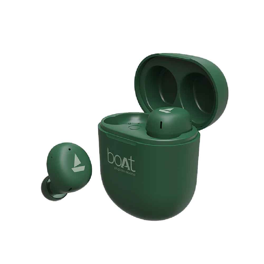 boAt Airdopes 381 Bluetooth In-Ear Wireless Earbuds with 7mm Rhythmic Dynamic Drivers, Nonstop Music UpTo 20 Hours