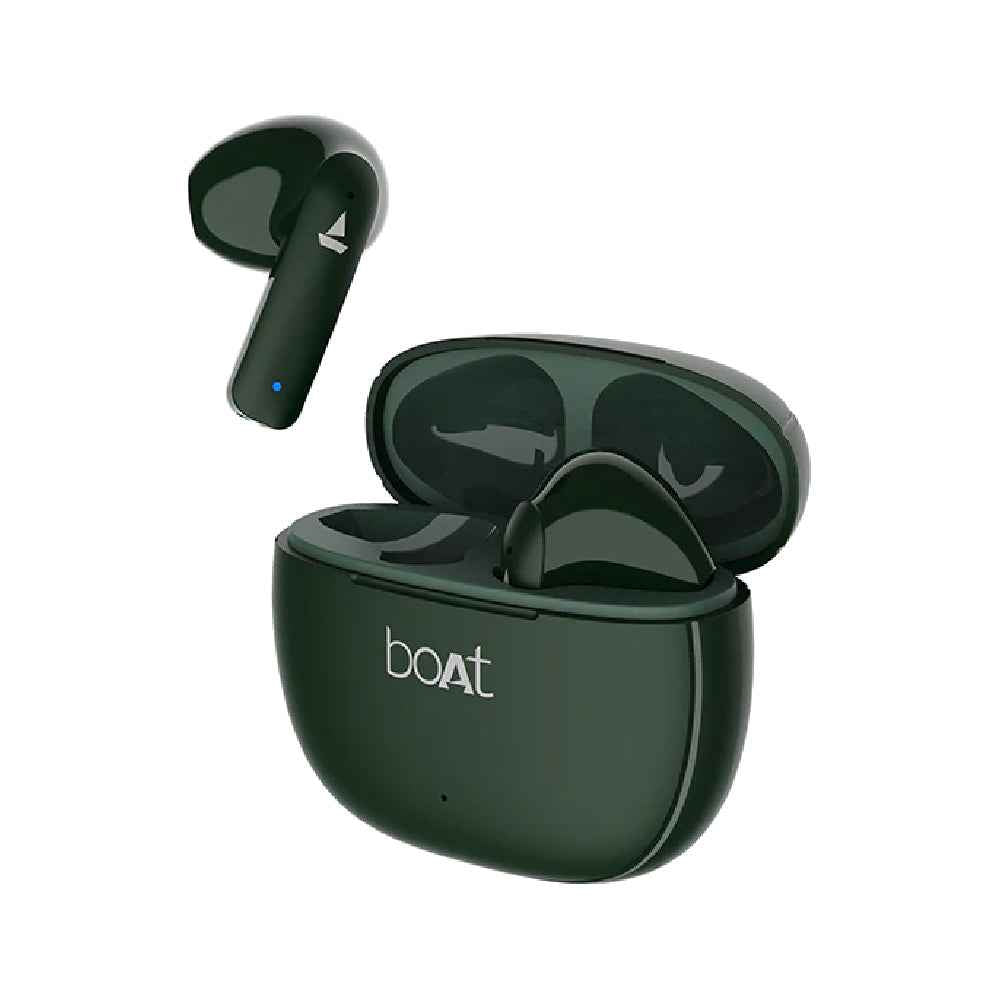 boAt Airdopes 100 TWS Wireless Earbuds with 50 Hours Playback Time, Quad Microphone, IWP™ technology