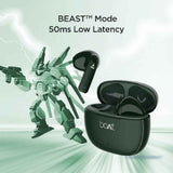 boAt Airdopes 100 TWS Wireless Earbuds with 50 Hours Playback Time, Quad Microphone, IWP™ technology