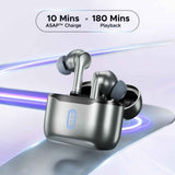 boAt Airdopes 141 Pro Buds Wireless Earbuds with 60H Playback, ENx™ Technology, Sleek Metallic Finish, Bluetooth v5.3