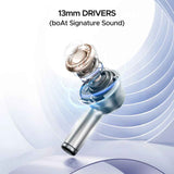 boAt Airdopes 141 Pro Buds Wireless Earbuds with 60H Playback, ENx™ Technology, Sleek Metallic Finish, Bluetooth v5.3