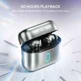 boAt Airdopes 141 Pro Buds Wireless Earbuds with 60H Playback, ENx™ Technology, Sleek Metallic Finish, Bluetooth v5.3