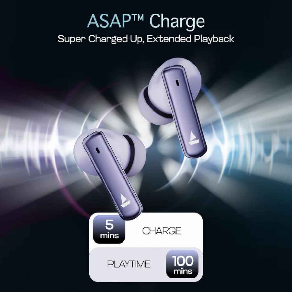 boAt Airdopes 181 Pro SS Edition TWS Earbuds with 100 Hours Playback, Quad Mics with ENx™, BEAST™ Mode, ASAP™ Charge
