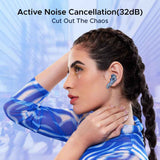 boAt Airdopes 191 ANC, 32dB ANC, Ambient Mode, 60HRS Battery, 4Mics ENx, in-Ear Detection, IWP Tech, Fast Charge, v5.3 Bluetooth Earbuds, TWS Ear Buds Wireless Earphones with mic (Pellucid White)