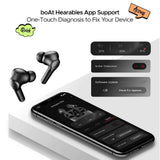 BoAt Airdopes 300 Wireless Earbuds with 50 Hours Playback, Quad Mics AI ENx™ Tech, ASAP™ Charge, Spatial Audio