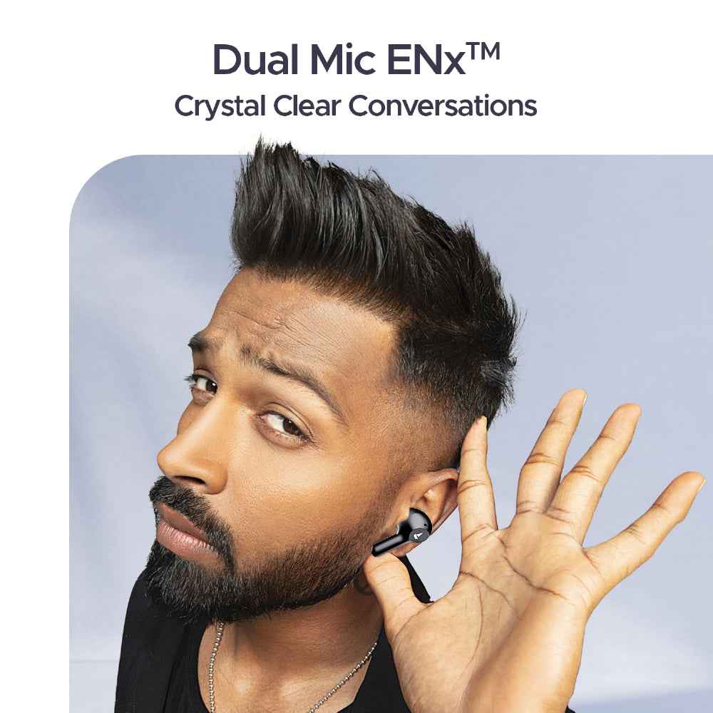 boAt Airdopes 71 Wireless Earbuds with 40 Hours Playback, BEAST™ Mode, ENx™ Technology, Dual Mic with ENx™ Technology