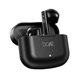boAt Airdopes 91 Prime v5.3 Bluetooth TWS in Ear Earbuds Wireless Earphones with mic (Midnight Black) with Sounce Aidop Cover