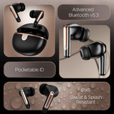 boAt Airdopes 161 ANC Elite Wireless Earbuds with ANC up to 32dB, ENx™ Technology, BEAST™ Mode