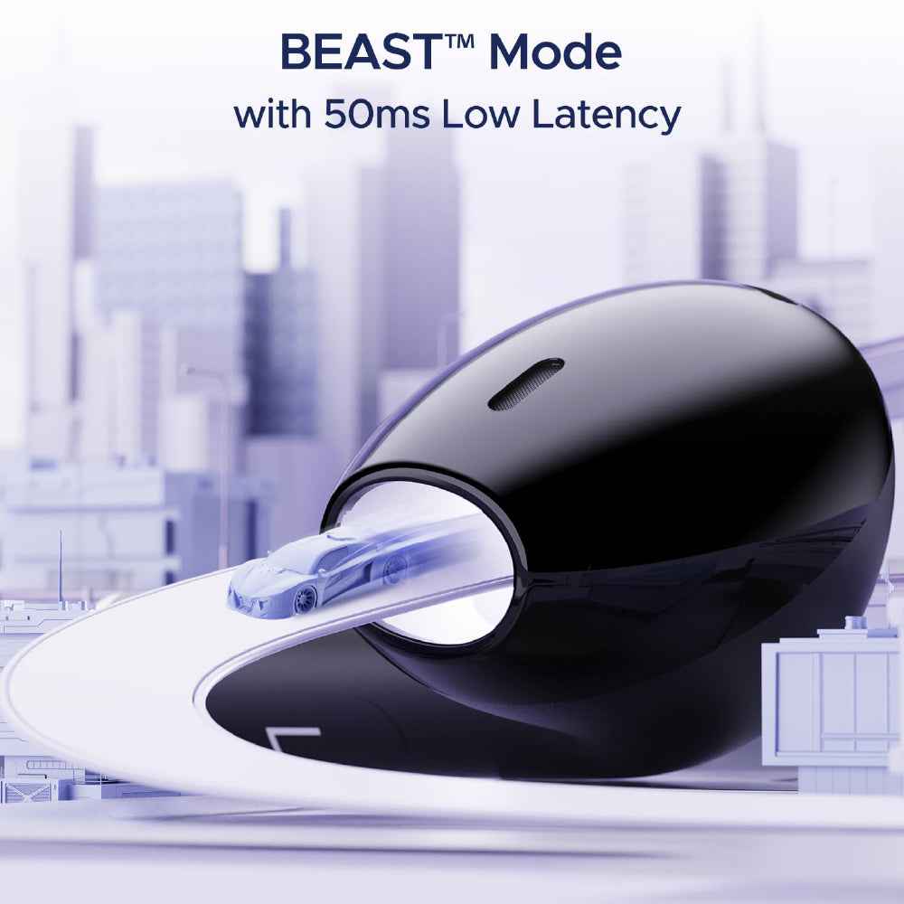 boAt Airdopes Ace TWS in Ear Earbuds with 35 HRS Playback, 13mm Drivers, Dual Mics ENx & Beast Mode(Active Black)