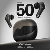 boAt Airdopes Plus 311 Wireless Earbuds with 50 Hours Playback, Dual Mics with ENx™ Technology, BEAST™ Mode, ASAP™ Charge