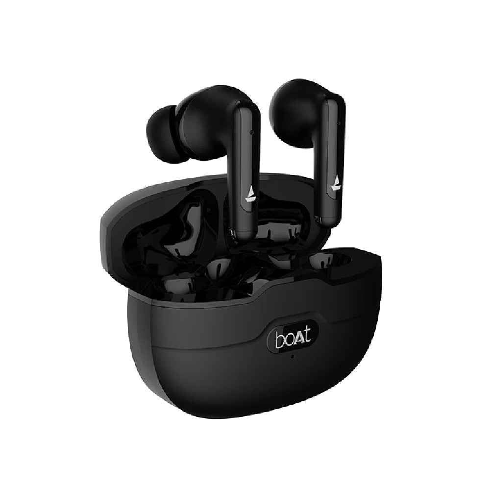 boAt Airdopes Unity ANC TWS in Ear Earbuds with Up to 50 Hours Total Playback, ANC Upto 32 dB, Dual Mics with ENx Tech, IPX5 Rating, IWP Tech and ASAP Charge(Grey)
