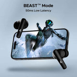 boAt Airdopes Unity ANC TWS in Ear Earbuds with Up to 50 Hours Total Playback, ANC Upto 32 dB, Dual Mics with ENx Tech, IPX5 Rating, IWP Tech and ASAP Charge(Grey)