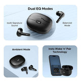 boAt Airdopes Unity ANC TWS in Ear Earbuds with Up to 50 Hours Total Playback, ANC Upto 32 dB, Dual Mics with ENx Tech, IPX5 Rating, IWP Tech and ASAP Charge(Grey)