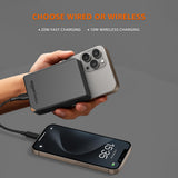 amazon basics 27000 mAh Power Bank | 22.5W Fast Charging | Triple Output | Smartphones, TWS, Speakers, Tablets, Micro USB Input (Black - CarrotKart | India's first Open Box ecommerce platform