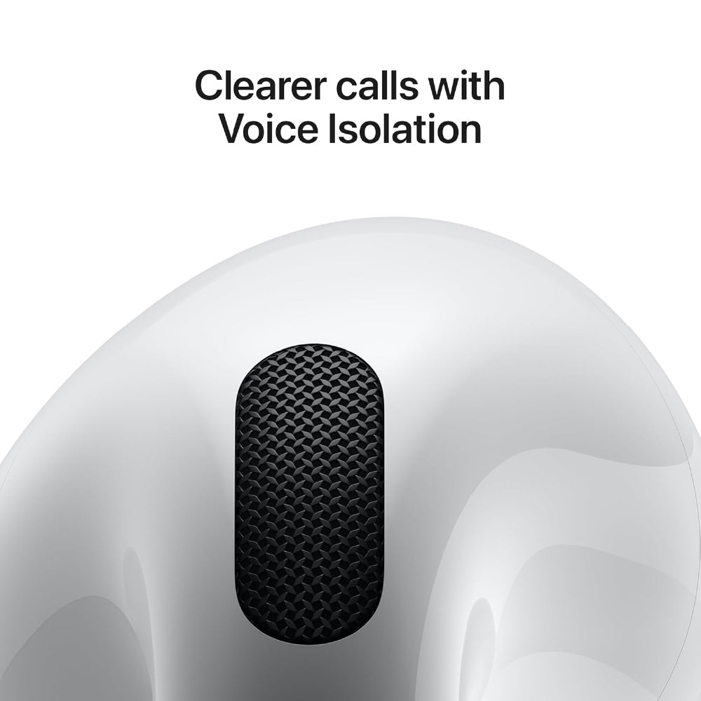 Apple AirPods 4 Wireless Earbuds, Bluetooth Headphones, Personalised Spatial Audio, Sweat and Water Resistant, USB-C Charging Case, H2 Chip, Up to 30 Hours of Battery Life, Effortless Setup for iPhone - CarrotKart | India's first Open Box ecommerce platform