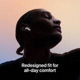 Apple AirPods 4 Wireless Earbuds, Bluetooth Headphones, Personalised Spatial Audio, Sweat and Water Resistant, USB-C Charging Case, H2 Chip, Up to 30 Hours of Battery Life, Effortless Setup for iPhone - CarrotKart | India's first Open Box ecommerce platform