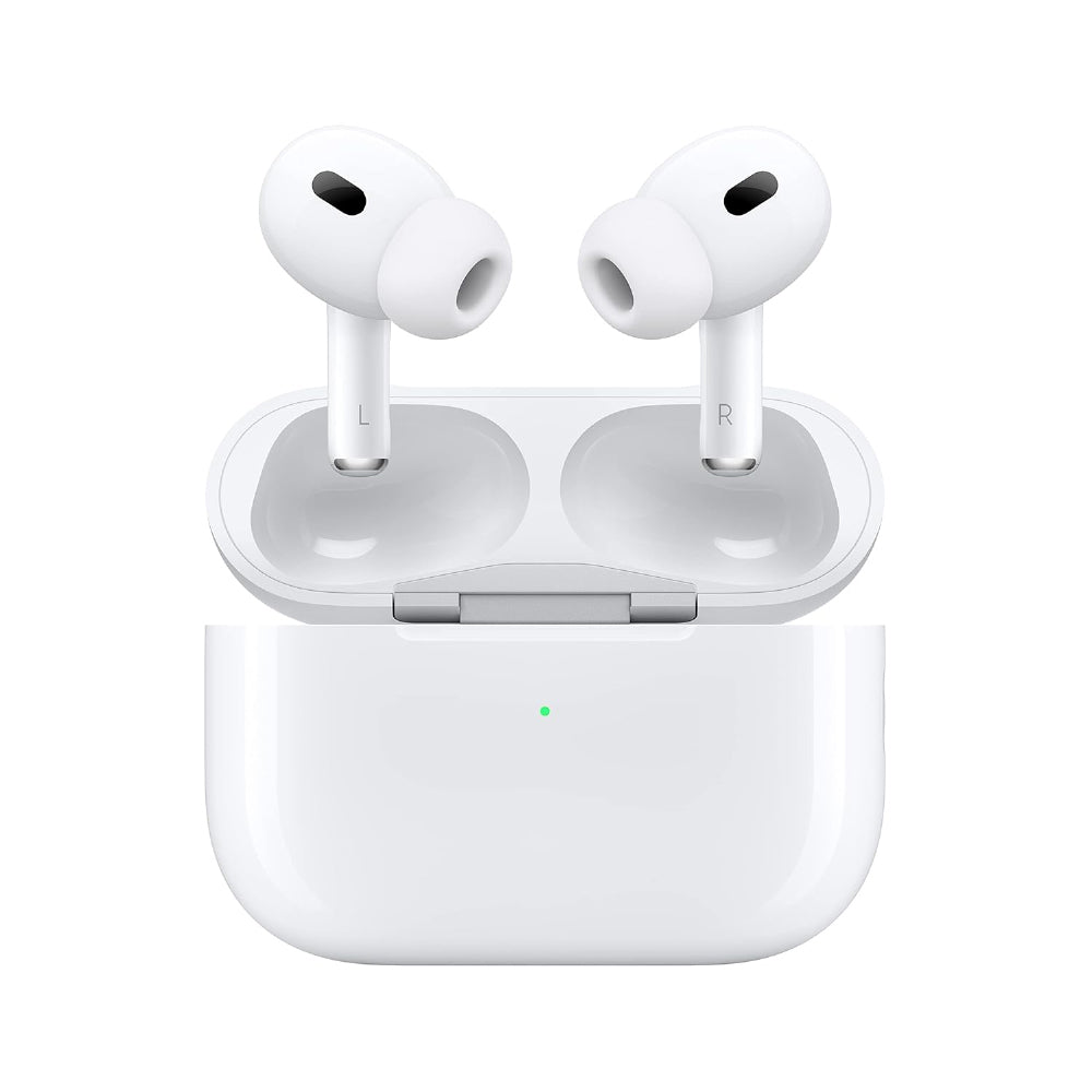 Apple AirPods Pro (2nd generation) with MagSafe Case (USB-C) Bluetooth (White, True Wireless) - CarrotKart | India's first Open Box ecommerce platform